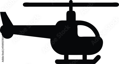 a beautiful helicopter silhouette