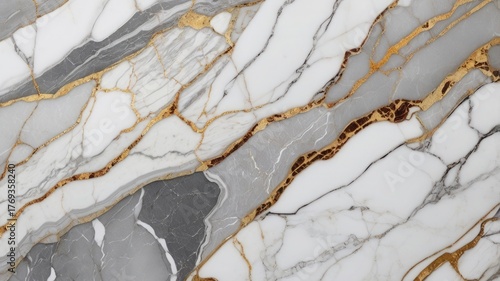 “Golden Veins in Marble”