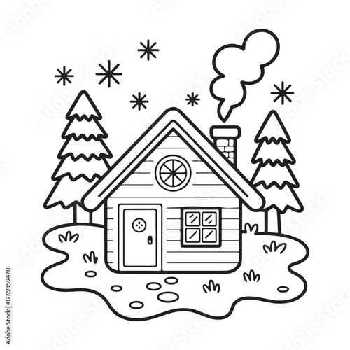 cute candle with holly bold & easy cute christmas coloring page, Whimsical Gingerbread House Coloring Pages for Kids & Adults, Christmas Coloring Pages, bold & easy cozy winter coloring book pages,