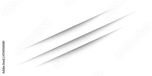 Page dividers with transparent shadows, isolated. Pages separation vector set. Transparent realistic paper shadow effects. Web banner. Element for frame shadow. Vector design for website, text, border