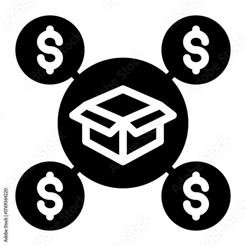 Minimum Valuable Product Delivery icon from the Customer Development icon collection (Glyph Style)