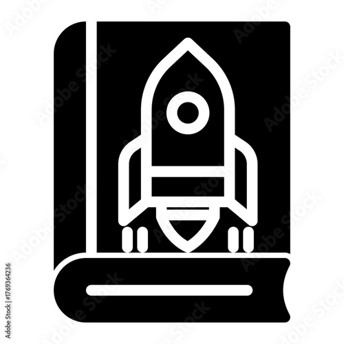 Instruction Manual Standard Guideline icon from the Customer Development icon collection (Glyph Style)