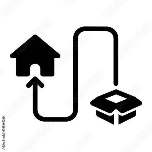 Shipping Delivery Order Check icon from the Customer Development icon collection (Glyph Style)