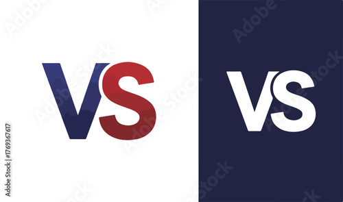 Versus Split Background Contrast Design
