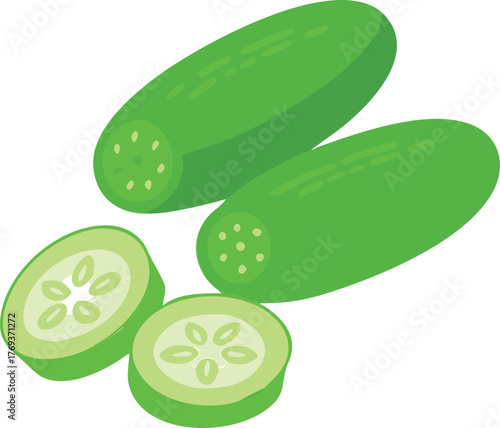 cucumbers vector art