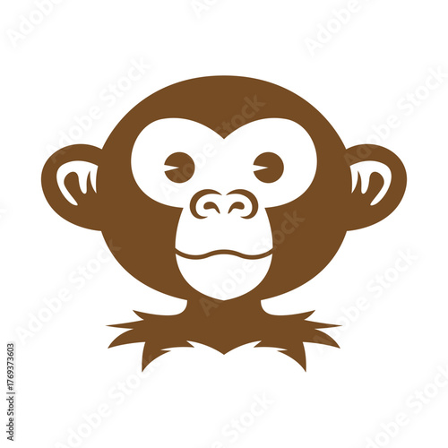 Monkey icon image design