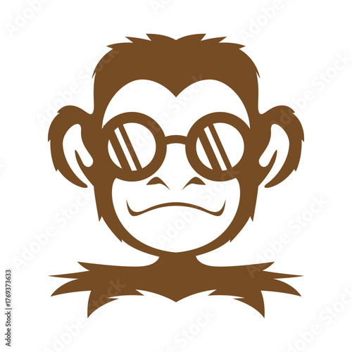 Monkey icon image design