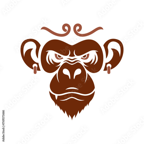 Monkey icon image design