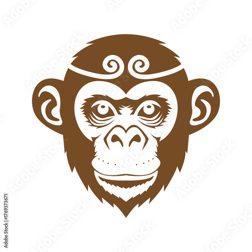 Monkey icon image design