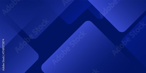 Abstract blue background. Modern simple blue geometric design. Minimal shapes. Suit for booklet, brochure, banner, poster, website, flyer, cover, corporate, backdrop. Vector illustration