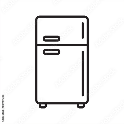 Fridge icon. fridge vector icons for web design isolated on white background eps 10
