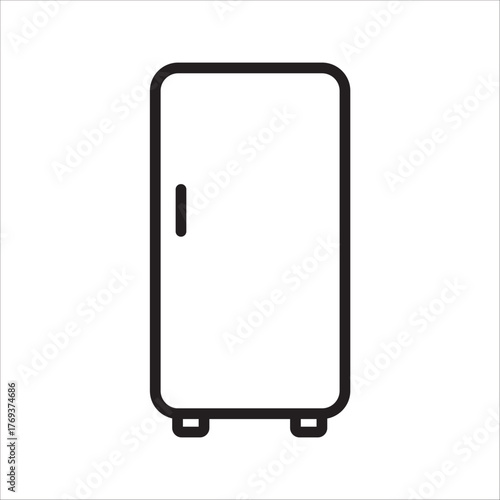 Fridge icon. fridge vector icons for web design isolated on white background eps 10