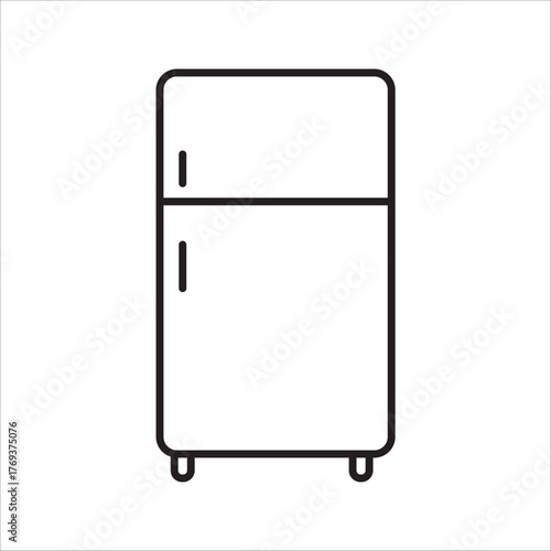 Fridge icon. fridge vector icons for web design isolated on white background eps 10
