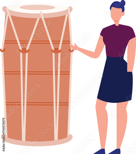 The girl is pointing at Dohlik