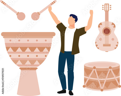 The happy with drum betting