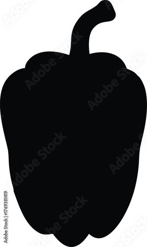 just a capsicums vector art with a white backgroun