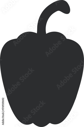 just a capsicums vector art with a white backgroun