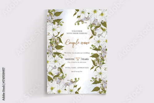 Save the date wedding invitation templates
