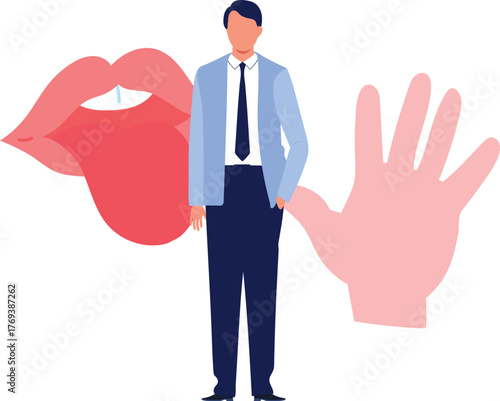 Doctor show touch and taste sense