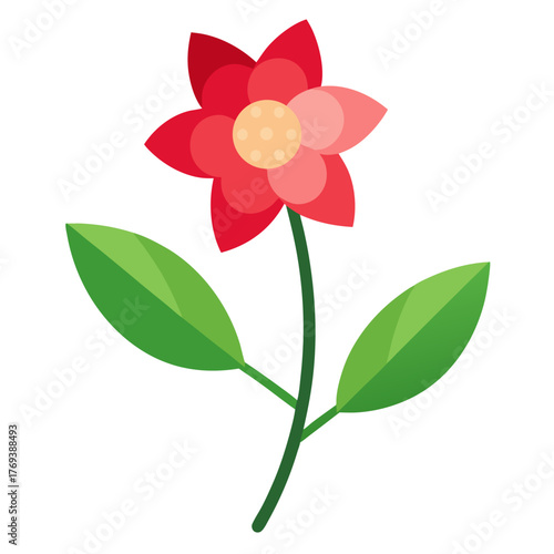 summersweet flower on white background