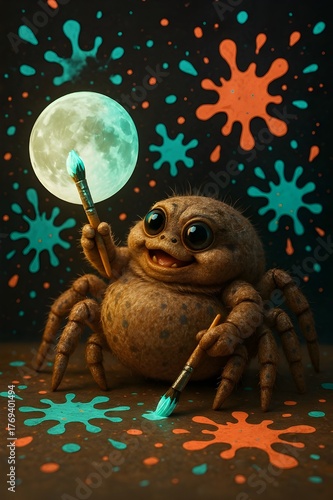 Spider Artist Monster