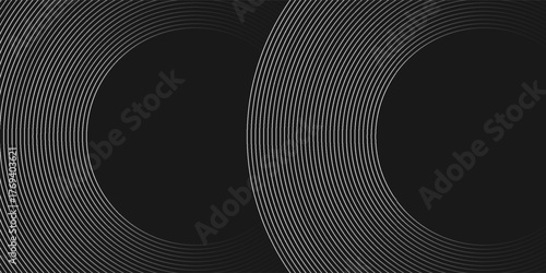 Black mascara circular texture, brush stroke isolated on white background. vector eps10