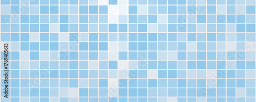 Ceramic blue pastel seamless tile pattern, bathroom and pool tile, tile background, ceramic tile wall, blue pastel background 3d render illustration