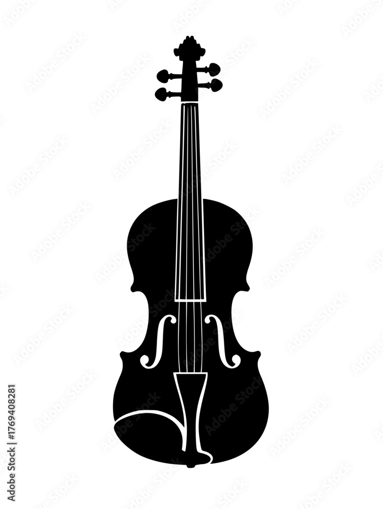 Fototapeta premium violin isolated on white