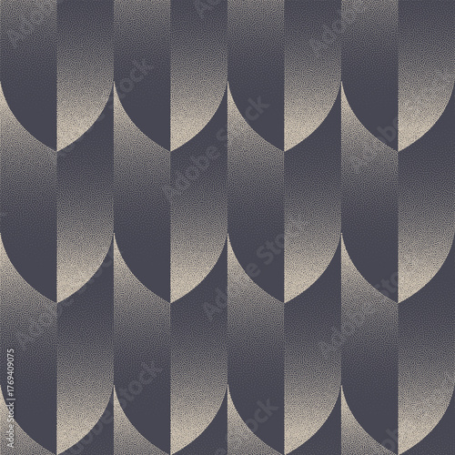 Noble royal style seamless pattern abstract grainy textured vector abstract background. Halftone art illustration for fancy textile print. Endless graphic abstraction for home decor or wrapping paper