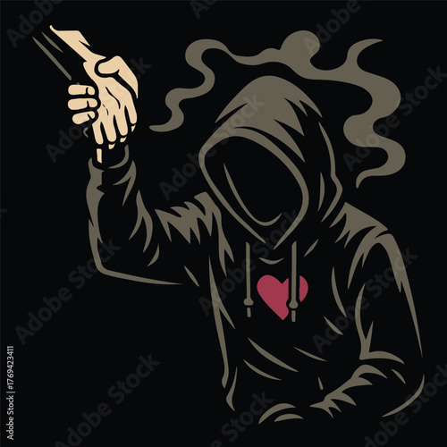 Real Men Ask For Help Men’s Mental Health Urban Street Art Vector Illustration