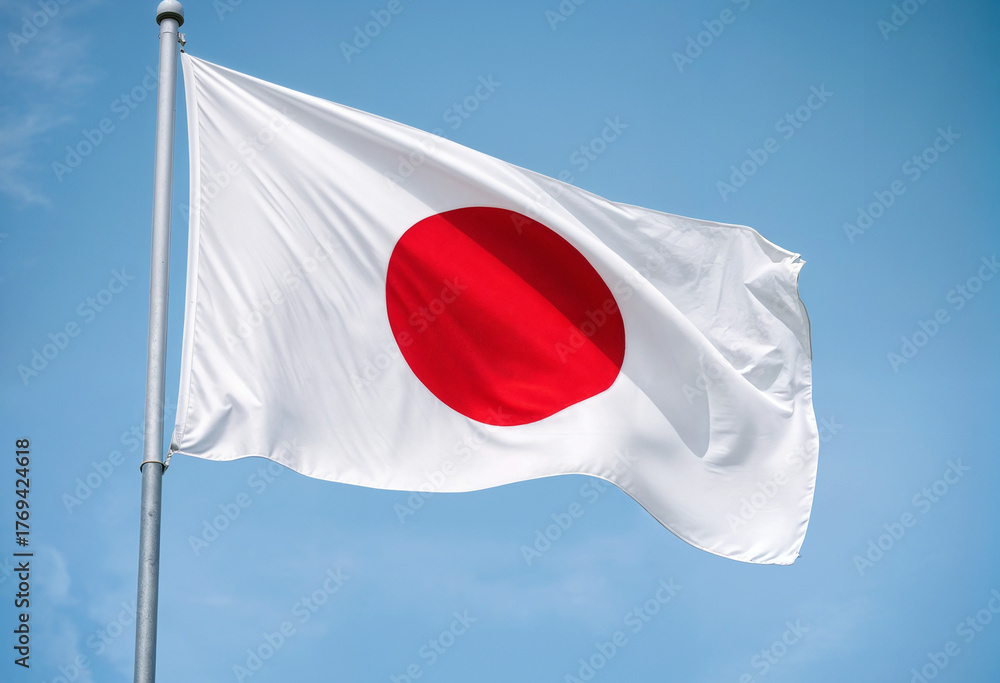 flag of japan 3D