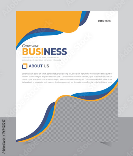 creative business flyer template design