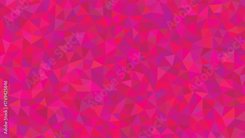 Abstract geometric background with pink and purple triangles design element