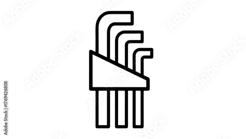 Set of allen wrenches