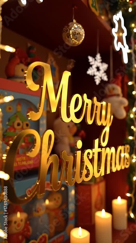 Wallpaper Mural Christmas decoration close up Torontodigital.ca