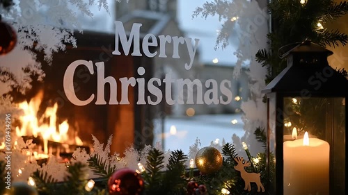 Christmas window display