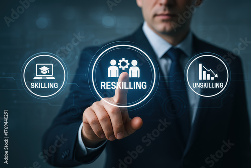 Skilling reskilling training career development workforce and transformation inspire powerful growth and opportunity in professional life