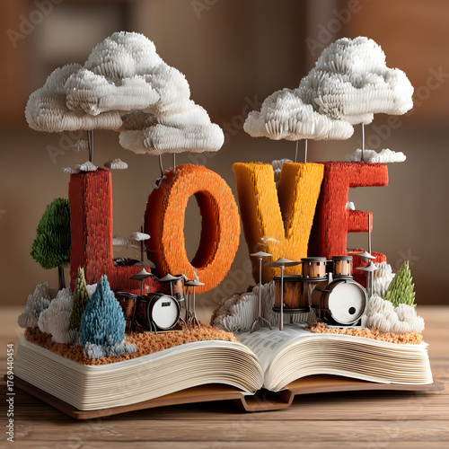 LOVE Book Letters