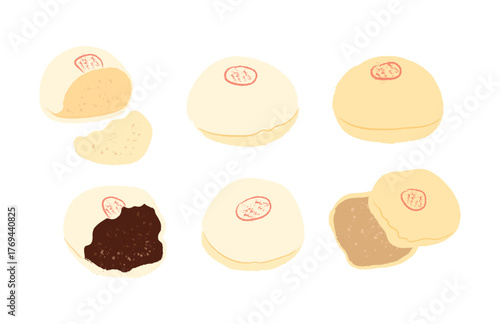 Brown Sugar hollow Bun cake 