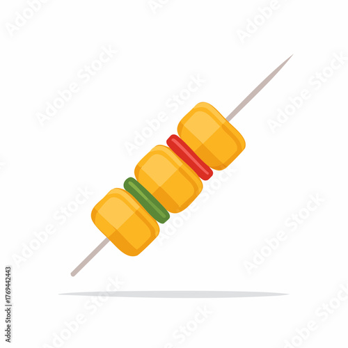 Grilled Paneer Tikka Skewers with Peppers and Onions