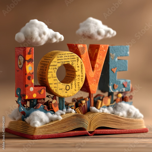 LOVE Book Letters