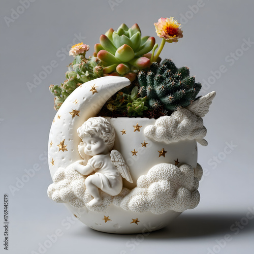 Moon Angel Planter