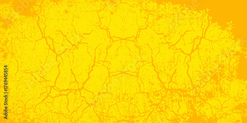 Dots halftone yellow color pattern gradient grunge texture background.