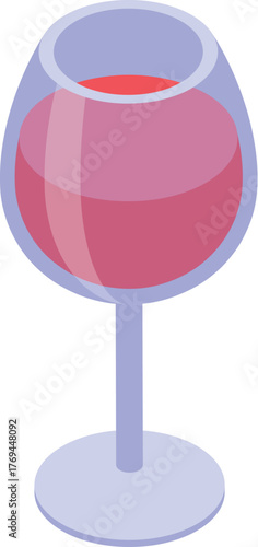 Elegant glass containing red wine, representing the culmination of viticulture and wine production