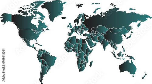 world map vector illustration