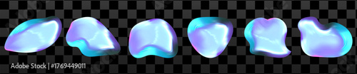 Reflective Y2K chrome 3D blob with liquid shine. Metallic tones and smooth curves create a futuristic 3D chrome blob.