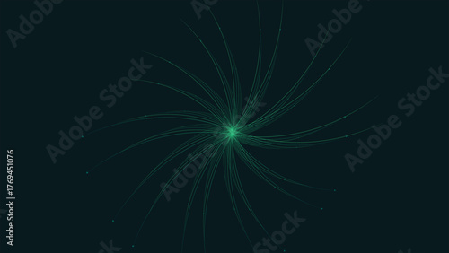 Hypnotic dark aqua burst of light backdrop.
Ambient dark green texture with faint star pattern.