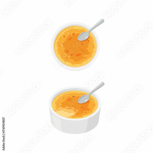 Deliciously Creamy Crème Brûlée Dessert with a Perfect Caramelized Sugar Topping
