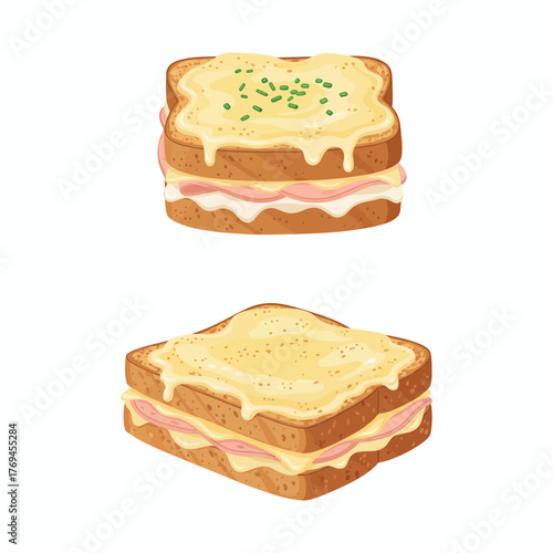 Delicious Croque Monsieur - Classic French Ham and Cheese Sandwich Recipe