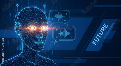 Ai robot artificial intelligence future technology digital concept